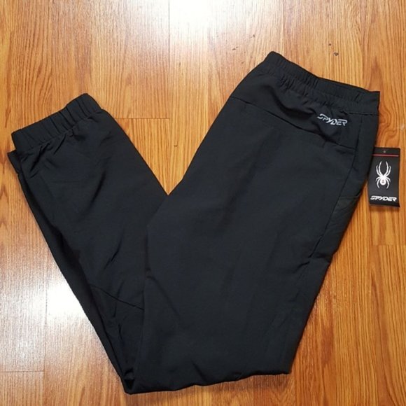 Spyder Jogger Pants Black 2XL 30" Fitness Training - Picture 4 of 7
